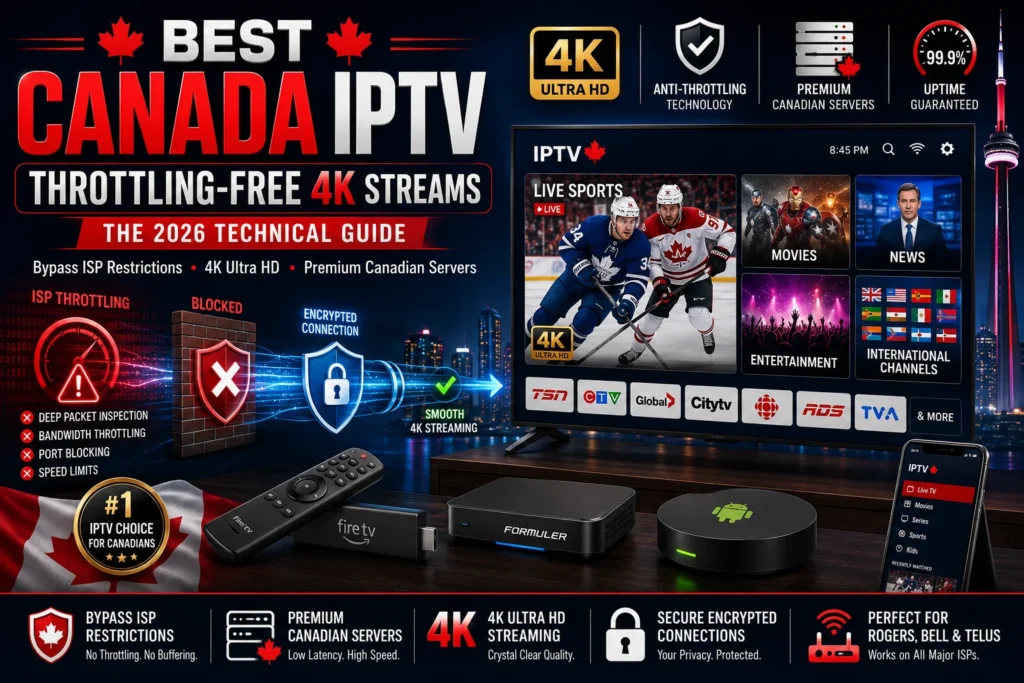 best canada iptv anti-throttling server setup